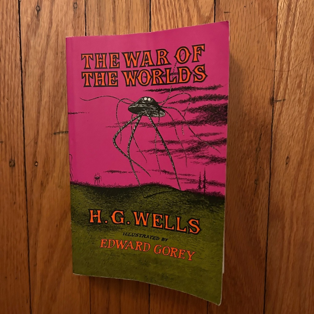 The War of the Worlds H.G. Wells Illustrated by Edward Gorey Paperback Book